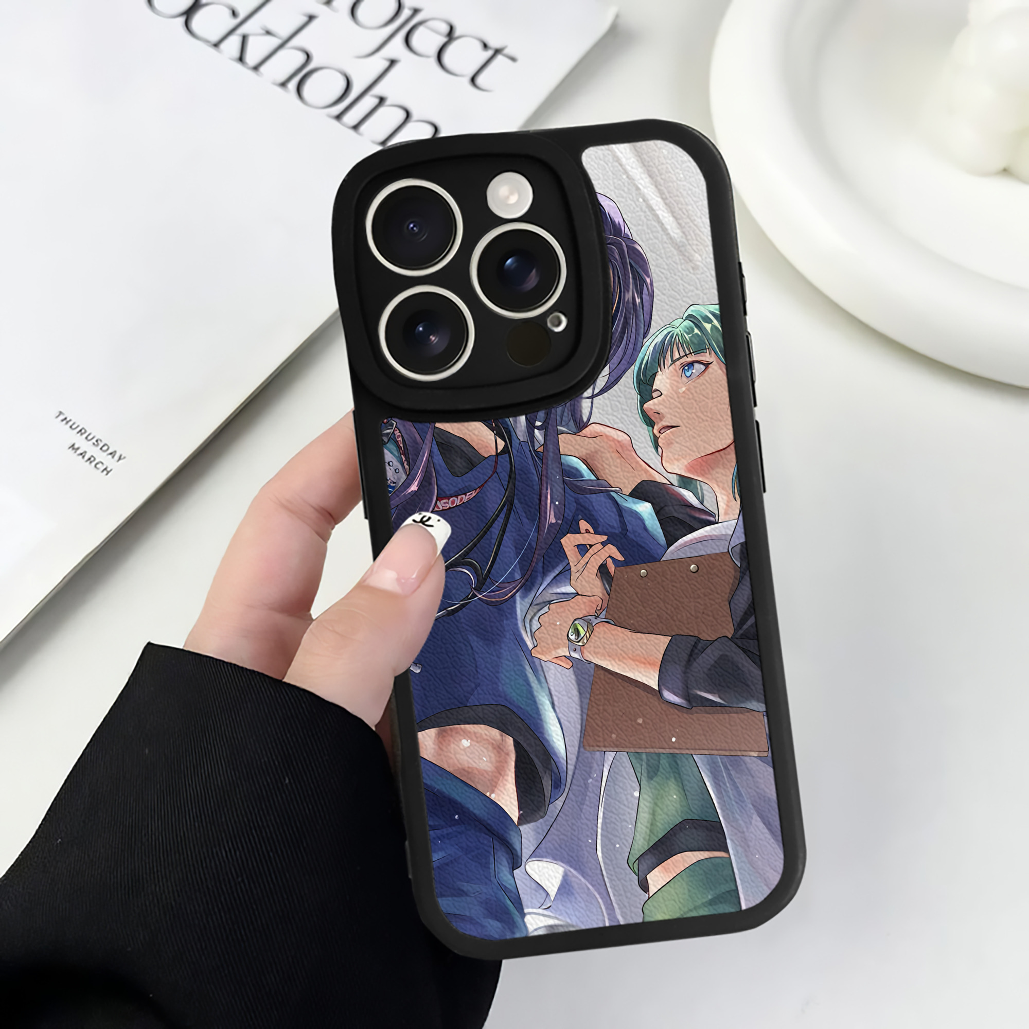 薬屋のひとりごと The Apothecary Diaries 【iPhone 16シリーズ対応】シリコンスマホケース（レザー調） 材質：シリコン